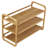 12 Pair Stackable Solid Wood Shoe Rack