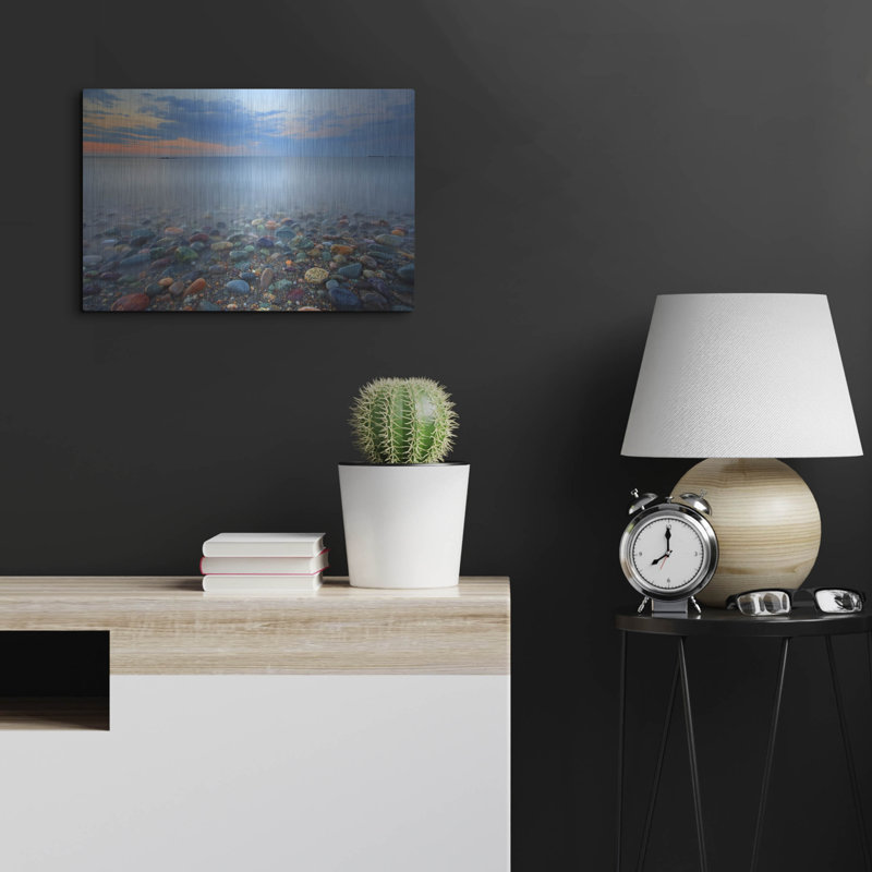 Art mural en métal Lark Manor ™ «Candy Coast» par Patrick Zephyr, H 16 po x l 24 po