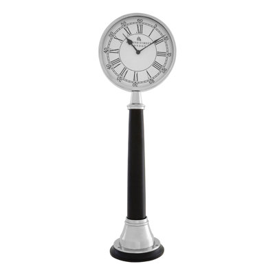 Roman Numeral Mechanical Tabletop Clock in