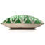 Oreiller en velours de soie tissé à la main vert 20 po x 20 po Ikat | Coussin Luxury