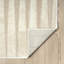 Tapis transitionnel neutre à lignes géométriques crème beige Abani Rugs-1701723640