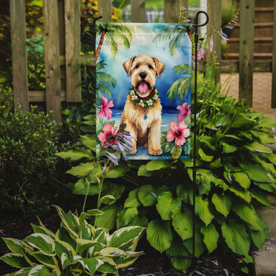 Drapeau de jardin en polyester double face H 15,5 po x l 11,25 po