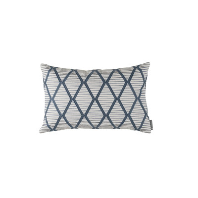 Brook Linen Lumbar Pillow Cover & Insert