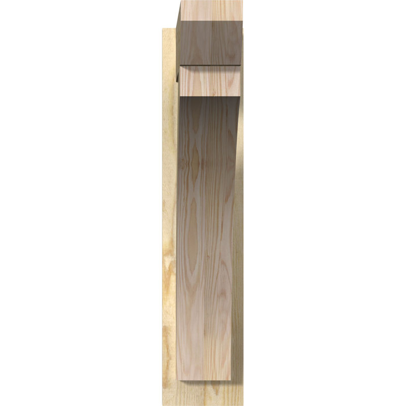 Persienne en bois Thatton, P 24 po x H 28 po, Sapin Douglas de 7 1/2 po (lisse)
