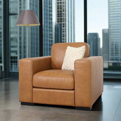 Fauteuil en cuir Argento