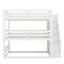 Lit superposé triple double avec escalier de rangement-397741728
