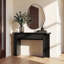 Console de 55 pouces avec 2 tiroirs, tables d'entrée cannelées avec rangement-129195851-129195856-129195858