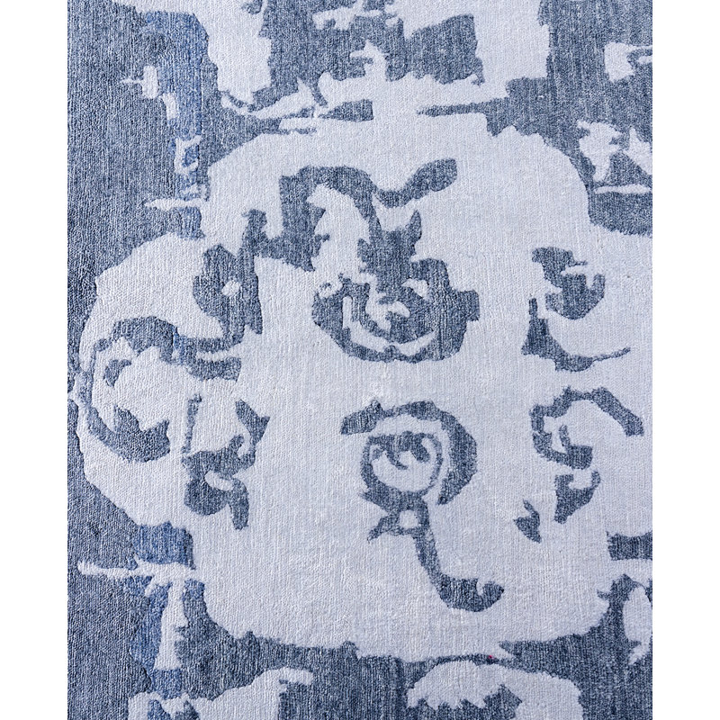 Overdyed One-of-a-Kind Rectangle 8'1" X 10'1" Hand Knotted Area Rug