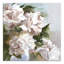 Fleurs neutres peintes - peinture sur toile tendue