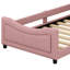 Lit simple à panneau tapissier avec tête de lit à rayures classique Mifflintown-605942932