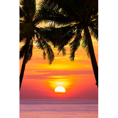 Sunset - Wrapped Canvas Print
