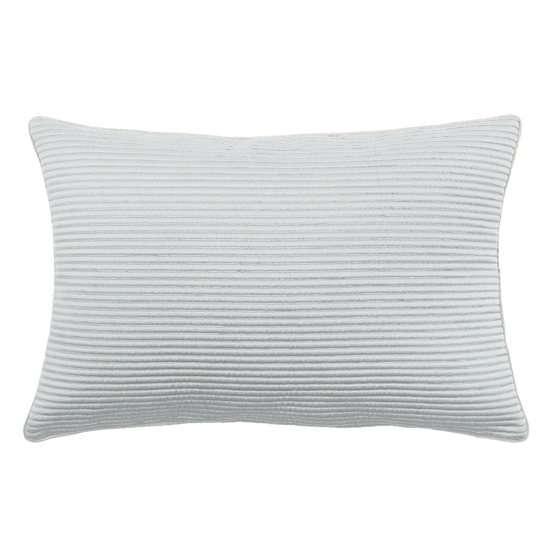 Taie décorative Cavendish, Argent, Très grand