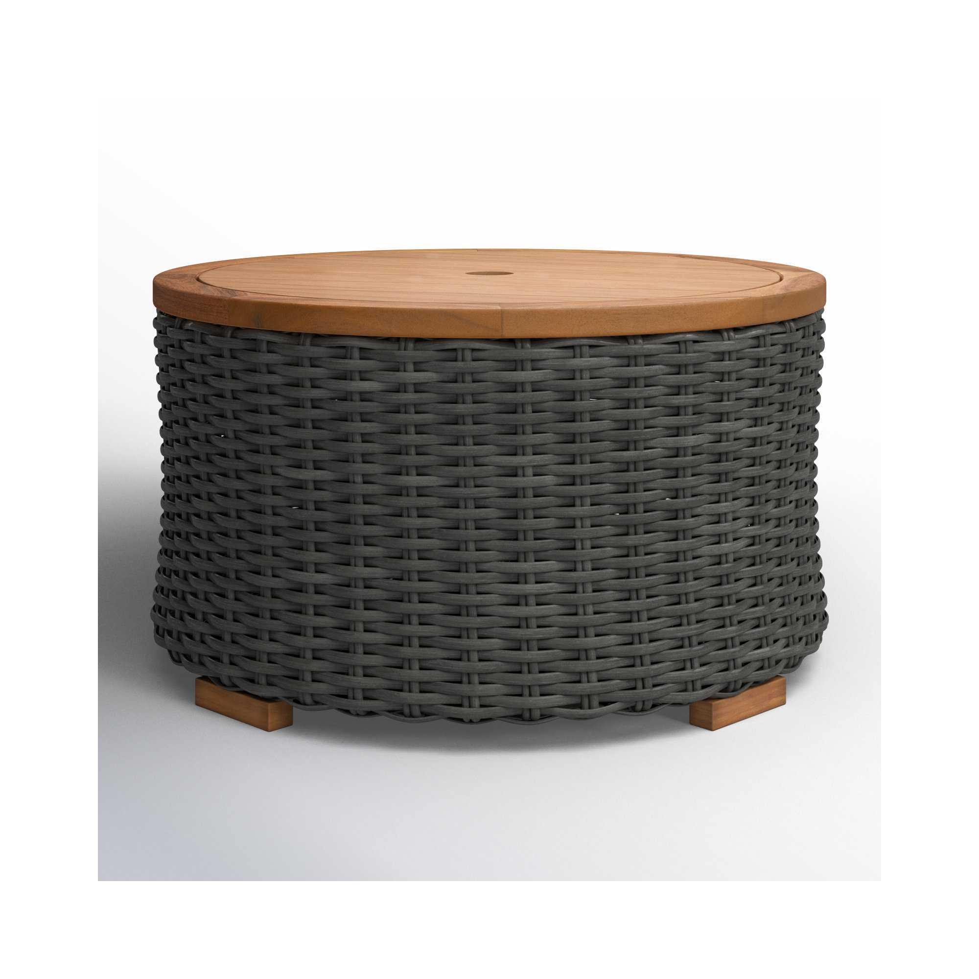 Maddie 25.6'' Outdoor Coffee Table, Dark Gray