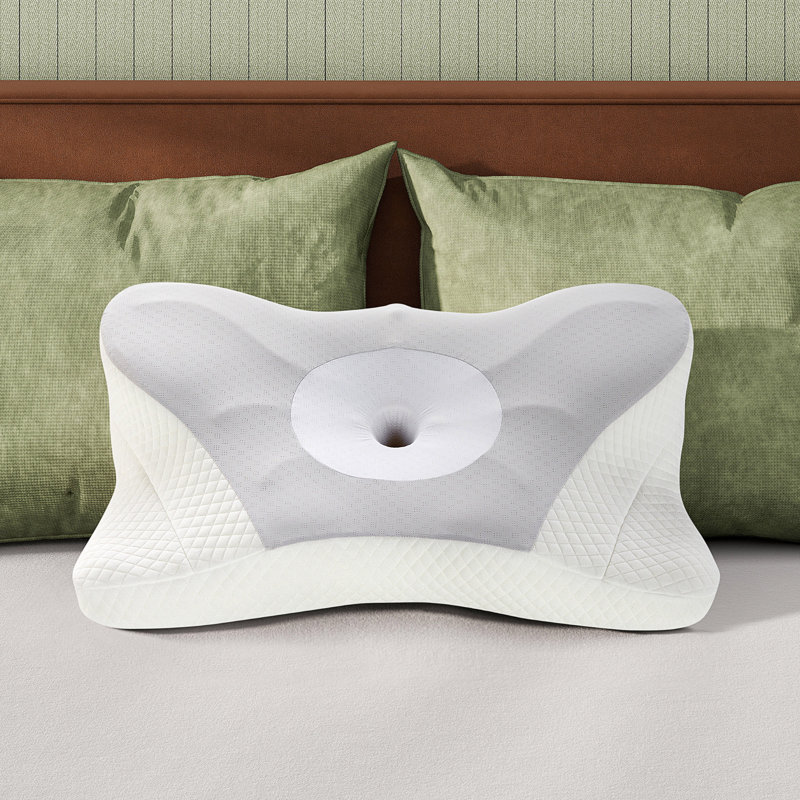 Coussin Kofi, Grand lit, Gris