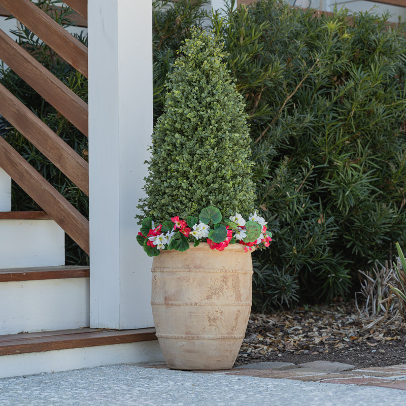 3.5 Ft Geranium Garland - Red / White