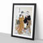 Three Women & a Boy by Torii Kiyonaga - Picture Frame Painting Print-55611293-55611295