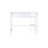 Twin High Loft Bed, Rubber Wood  Loft Bed With Safety Guardrail, Built-In Desk, Ladder,White-880247318