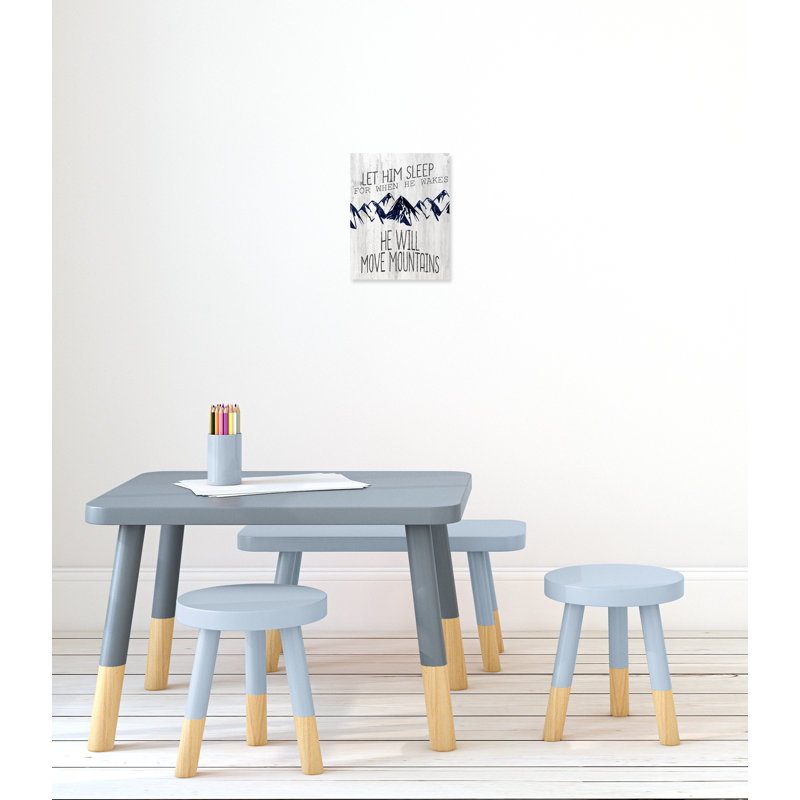 Art sur toile «Let him», H 14 po x l 11 po x P 1,5 po