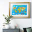 Carte du monde - impression encadrée-366616714-366616706