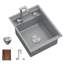 Évier de cuisine 9 L avec robinet pliable à l'intérieur-101898830