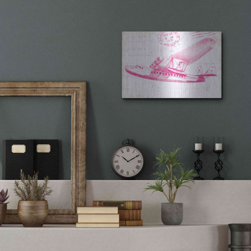 «Flight Schéma III en rose» par Ethan Harper, H 12 po x l 16 po