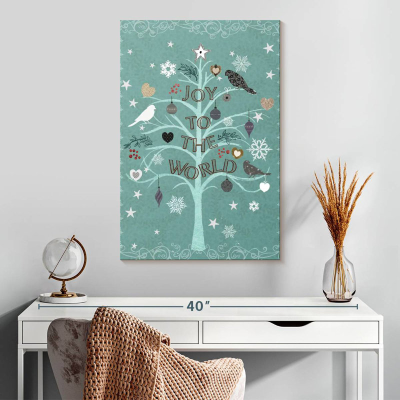 L'arbre embelli, H 30 po x l 20 po