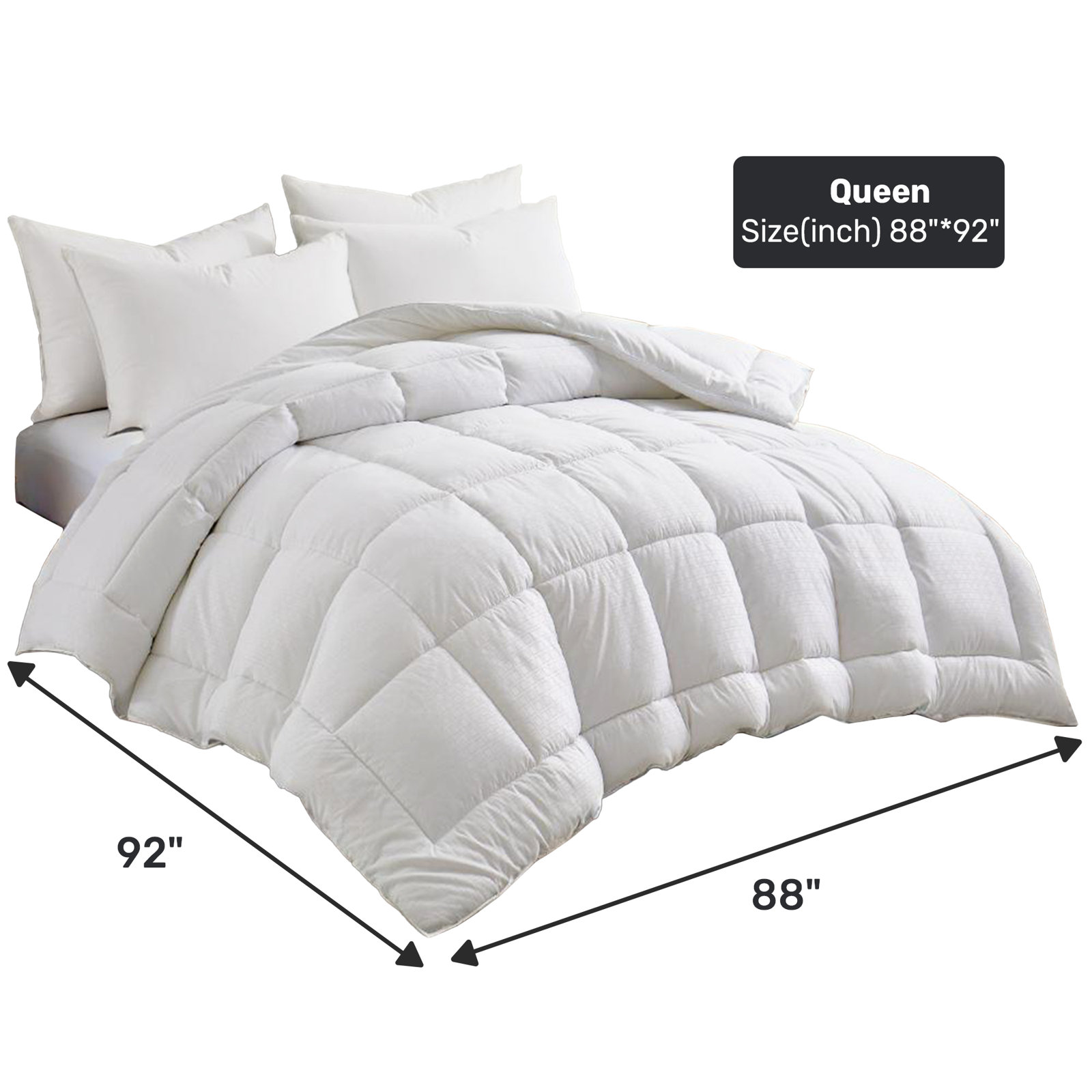 All Season Down Alt Comforter, Queen