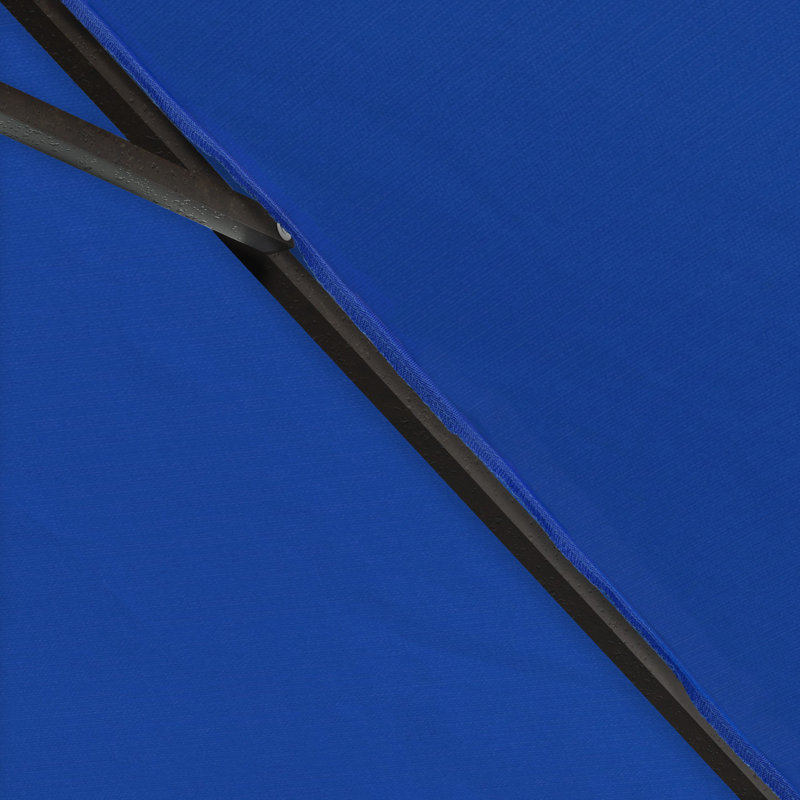 Parasol de marché 9 'Khoury, Tissu performance bleu royal
