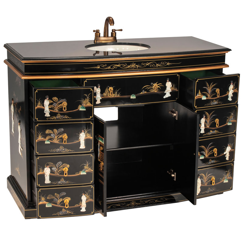 Meuble-lavabo simple l 48 po x P 21 po x H 35 po Lemuelah