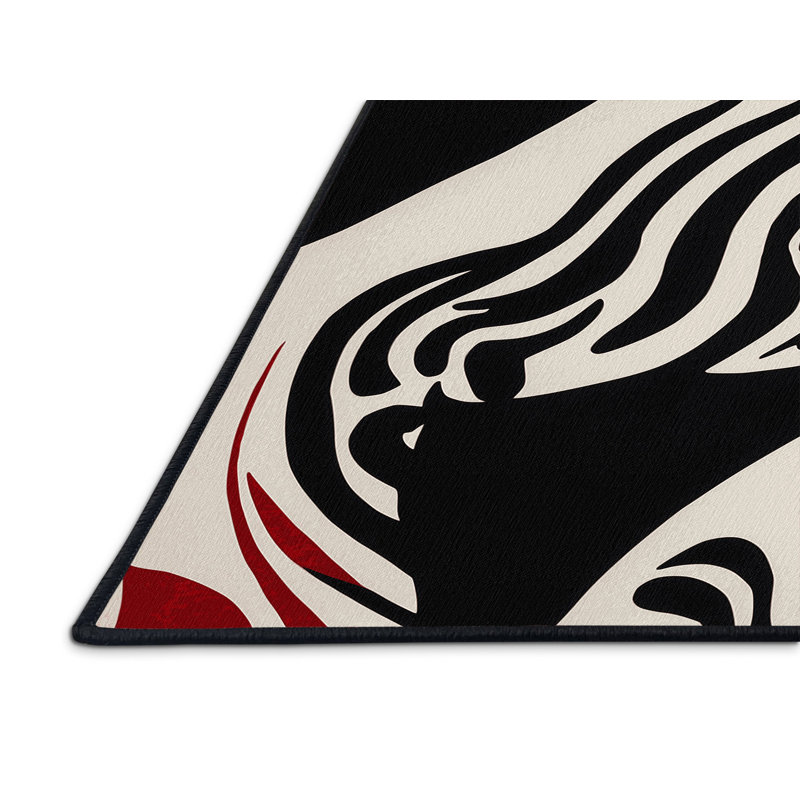Fiery Harmony Rug, Rectangle 2' x 3'