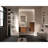 Bathroom Cabinet Unit, Striped Walnut Pattern, Push-Open Mechanism, Shelved Inside For Storage, Safe Curvy Shape, Engineered Wood Product Wall Style, Entrance, Interior Build, Material