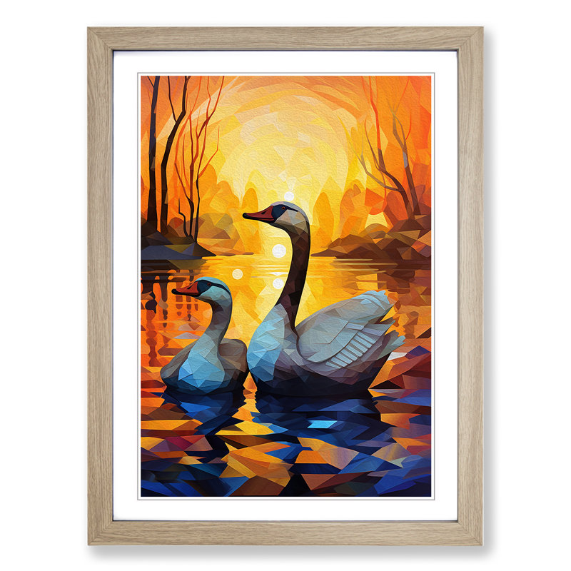 Goose Orphism - Framed Print