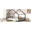 Lit double pleine grandeur en métal, noir-615362867-615362861