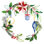 «Christmas Wreath V» par Harriet Sussman - reproduction d'art sur toile tendue