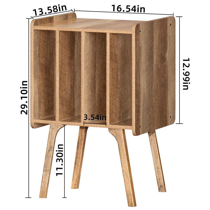 Record Player Stand, Oak