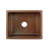 Premier Copper Products BSP5_BREC20DB-D Bar Sink And Drain Package