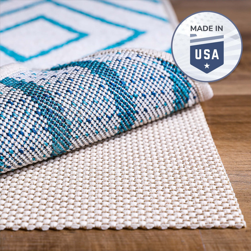 Dimson Super Grip Natural Indoor Cushioned Non Slip Rug Pad for Hardwood Floors, Rectangle 2' x 3'