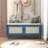 Boho Rattan Entryway Bench With Storage-1412796744
