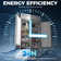 36 Cu.ft 2 Section Commercial Refrigerator And Freezer Combo, Reach In Freezer, 48"