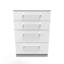 Fully Assembled Aiswarya 4 - Drawer Chest of Drawers-1710942391