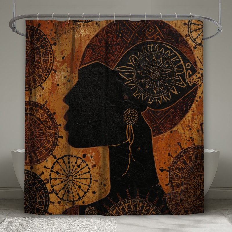 Rideaux de douche Mandala, L 70 po x H 84 po