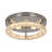Modern K9 Crystal LED Ceiling Lamp Luminous Stainless Steel Round Ceiling Lamp, Three-Colour Adj