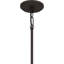 Luminaire suspendu bronze vieilli 2 lumières Debarh