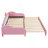 Twin Extending Daybed With LED Lights, Modern Upholstered Princess Daybed-223971424