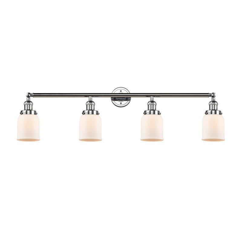 Gatto 4 - Light Dimmable Vanity Light, 60 Watt Vintage Incandescent Bulb, Plated Smoked, Polished Chrome