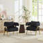 Chaises d'appoint Modern Barrel (ensemble de 2)-1094456440