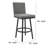 Aloysia Swivel Modern Counter or Bar Height Armless Bar Stool in Faux Leather and Metal-1255153714-1339671919