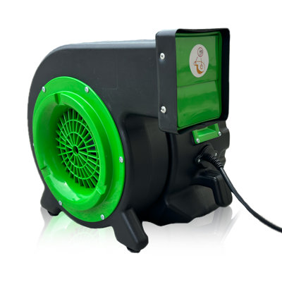 JumpOrange Bounce House Air Blower 1HP for Inflatables Bouncy Castle and Slides Commercial Cyclone Fan for Indoor and Outdoor Use