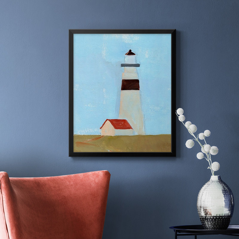 Toile encadrée de qualité supérieure Lookout Point II - prête à être accrochée, Noir, H 24 po x l 20 po