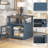 Cherelyn 24" Tall End Table with Storage and Built-In Outlets for Living Room,Bedroom,Office-2012738925-1972072331